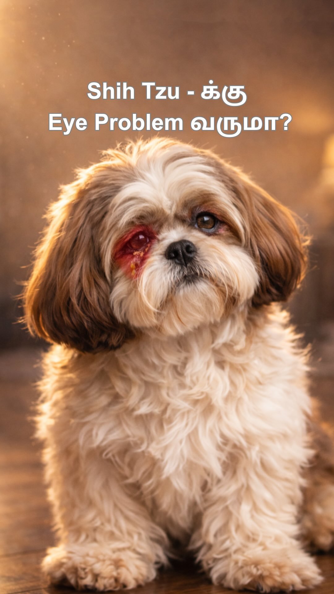 🐶✨ Keep those Shih Tzu eyes sparkling and infection-free! 🐾👀