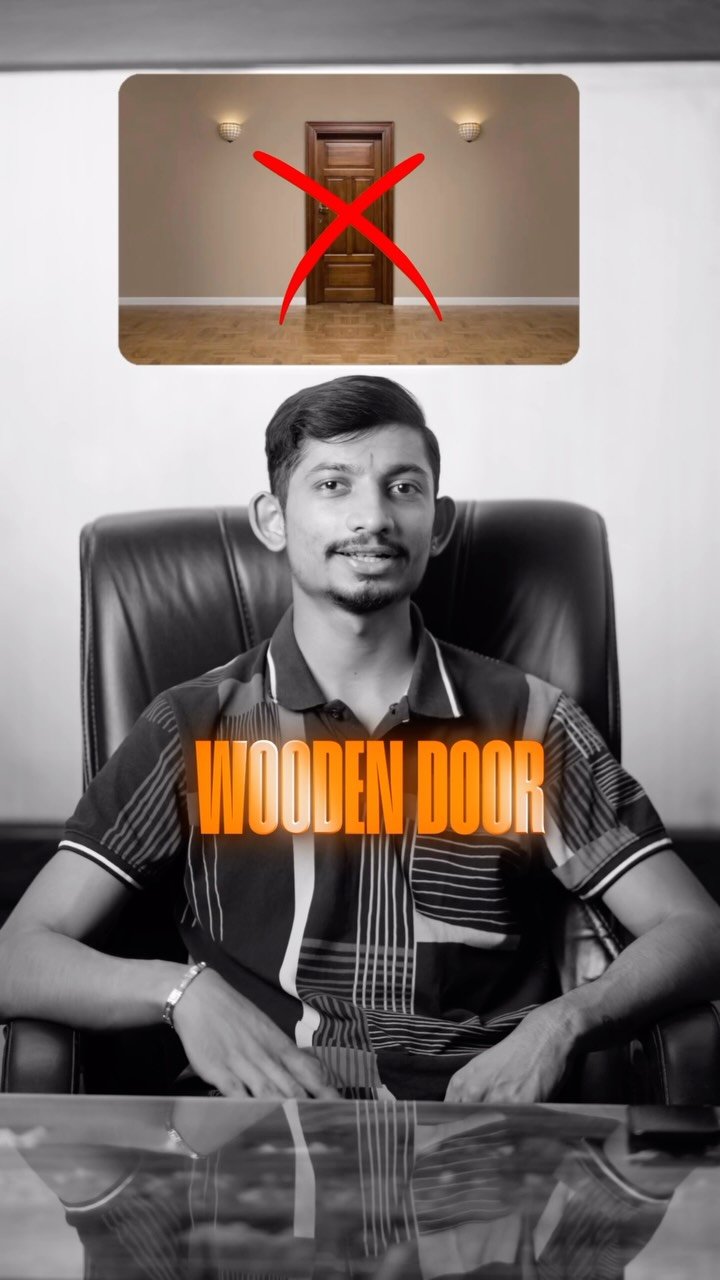 Wooden door? Waste. Steel door? Waste. Premium door? Waste. 😳🚪