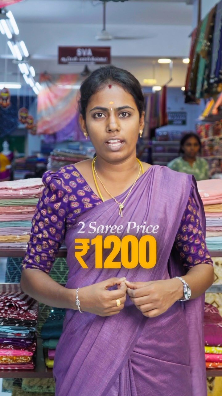 Embroidery Cotton Saree ❤️